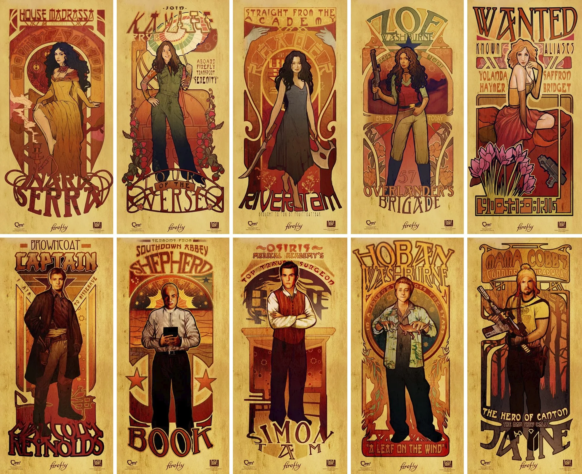 Firefly Nouveau Sets (2011)