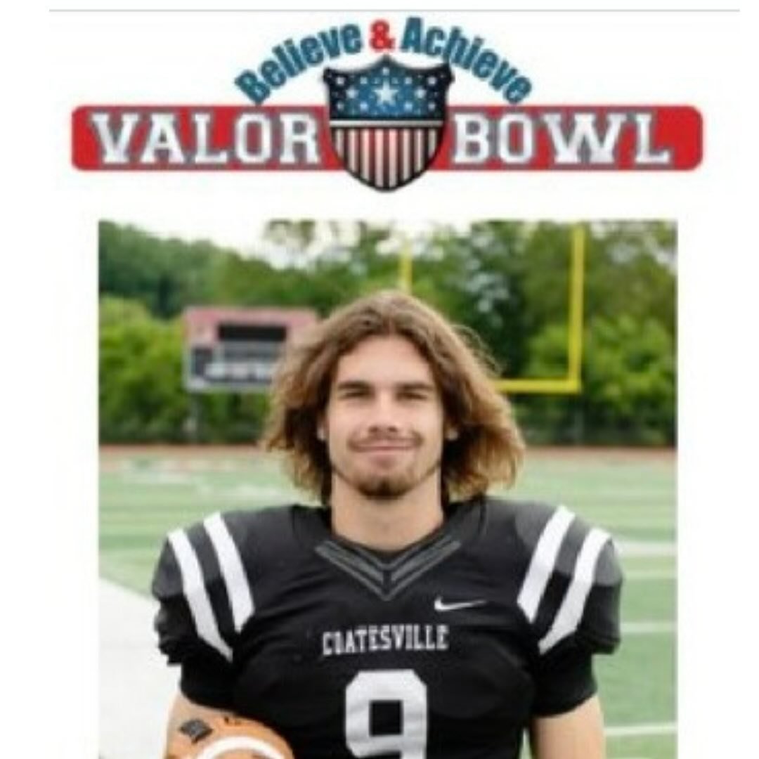 🎖️2024 Valor Bowl Selection🎖️

Congratulations Matt Lutton-Team Carroll!

May 22, 2024 @ 6:30 pm
Kottmeyer Stadium

The Valor Bowl is an all-star game showcasing Chester Counties top senior football players. 

www.believeandachievefoundation.org