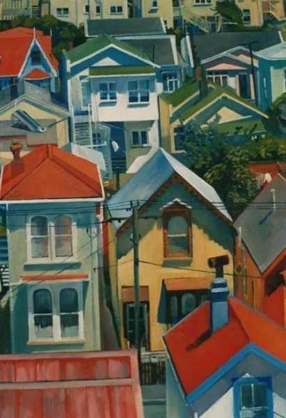 Detail "Wellington from Elizabeth St "