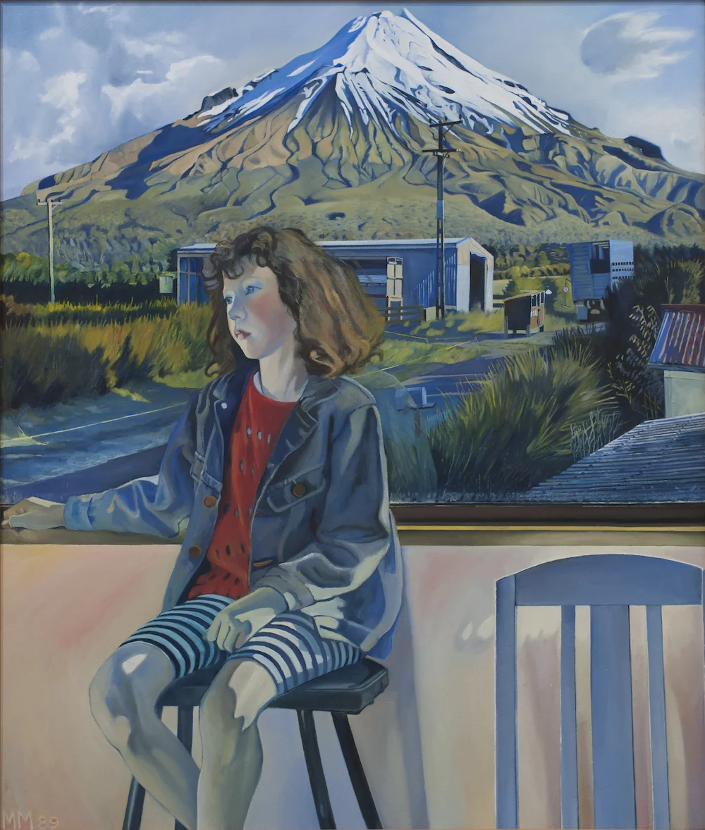Aimee in Alan's studio
