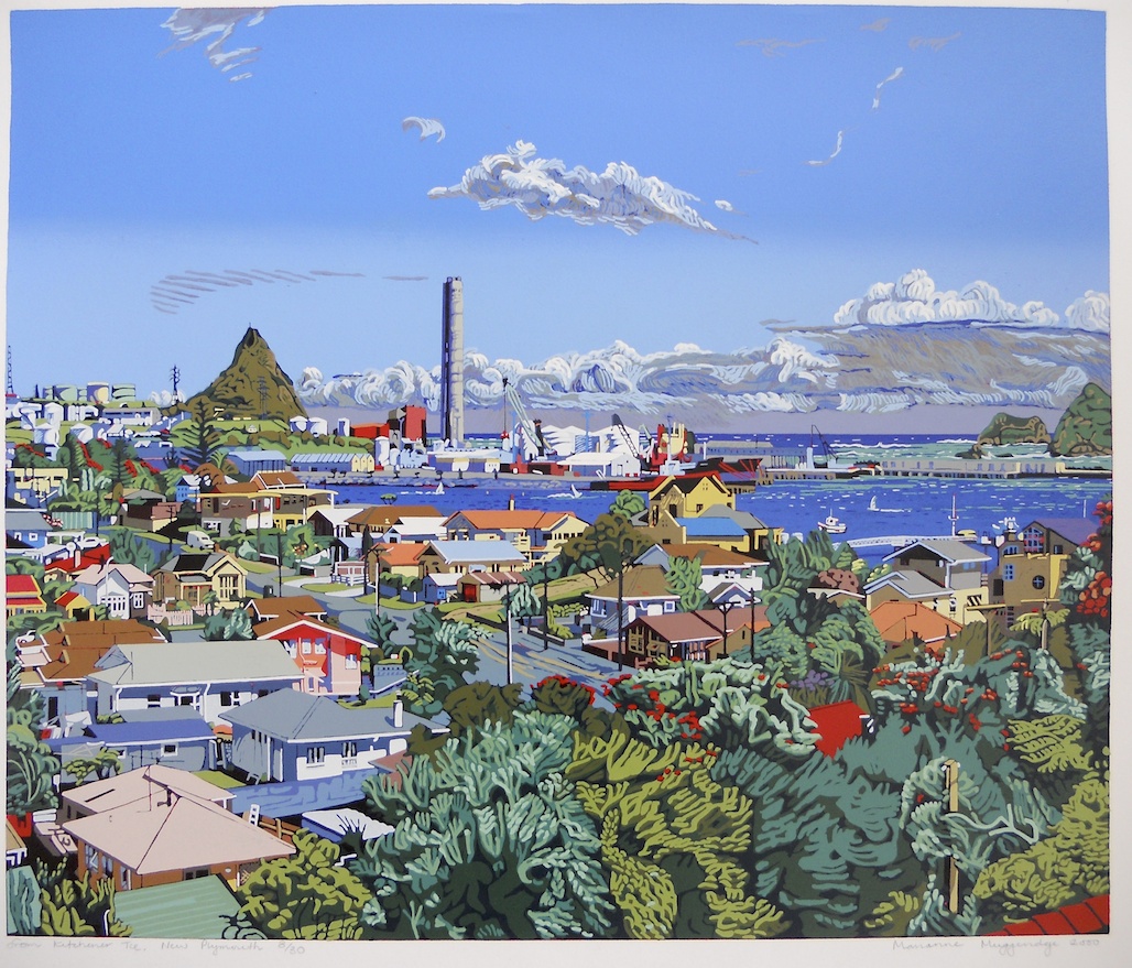 From Kitchener Tce New Plymouth. 2000