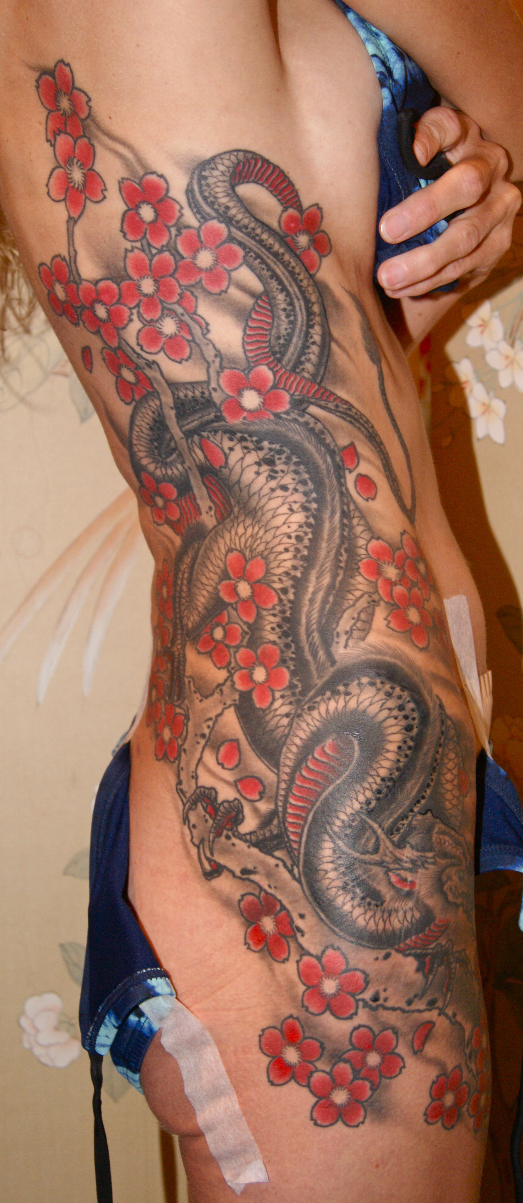 Dragon Sidepiece Tattoo 2