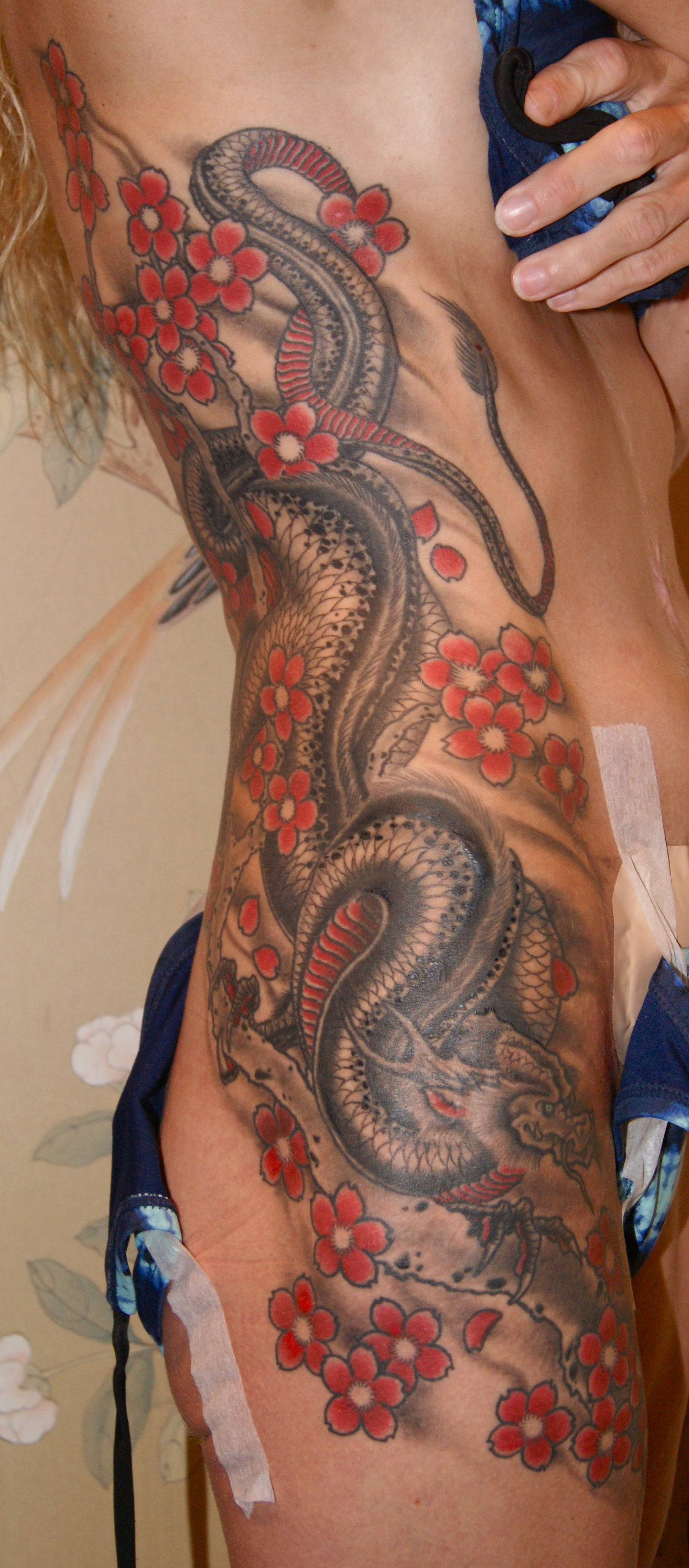 Dragon Sidepiece Tattoo 3