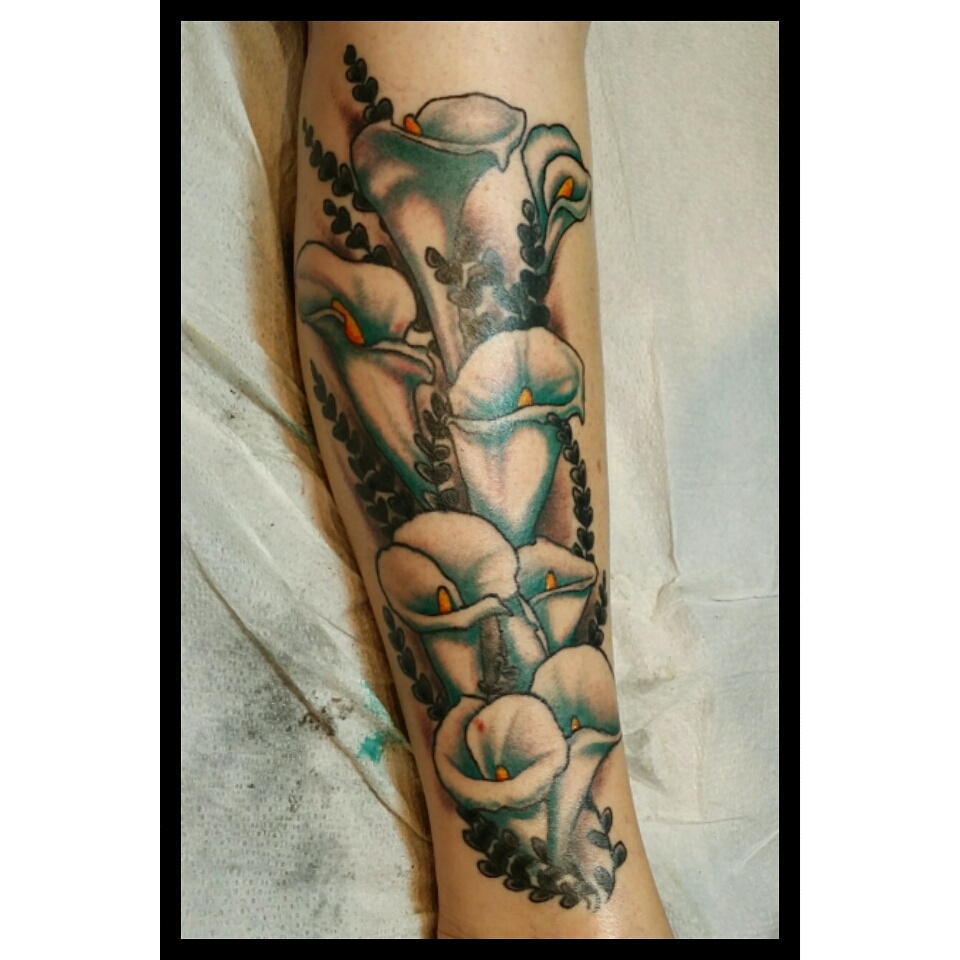 Calla Lilies Tattoo