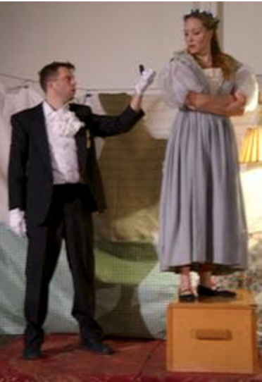 greg and sara in secret in the wings