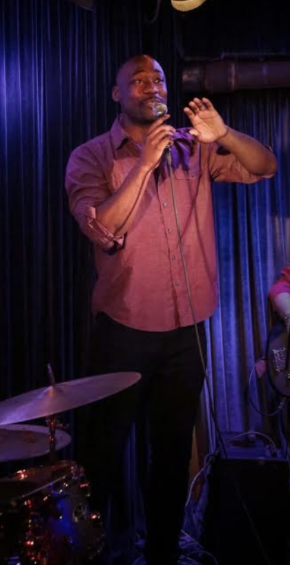 jamal singing his heart out in “never doubt i love” (photo by basil rodericks)