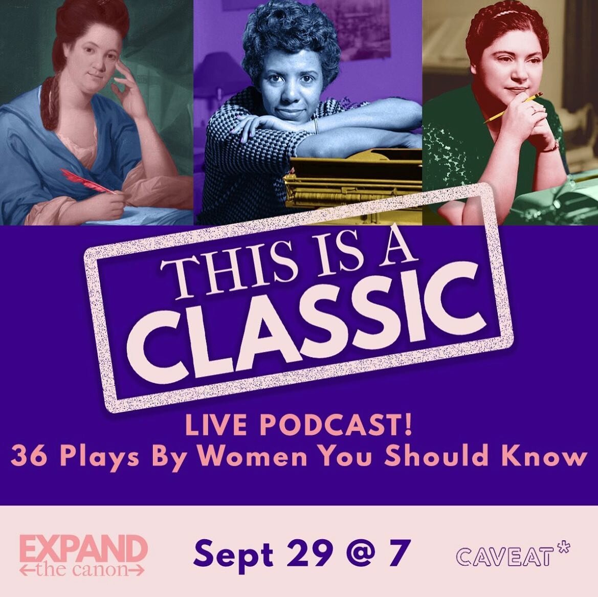 Today is the last day to get early bird tickets to This is a Classic! Live! next week. Get early bird pricing at the link in our bio!

See you 9/29 at @caveatnyc to reveal the 2023 Expand the Canon list 🦔