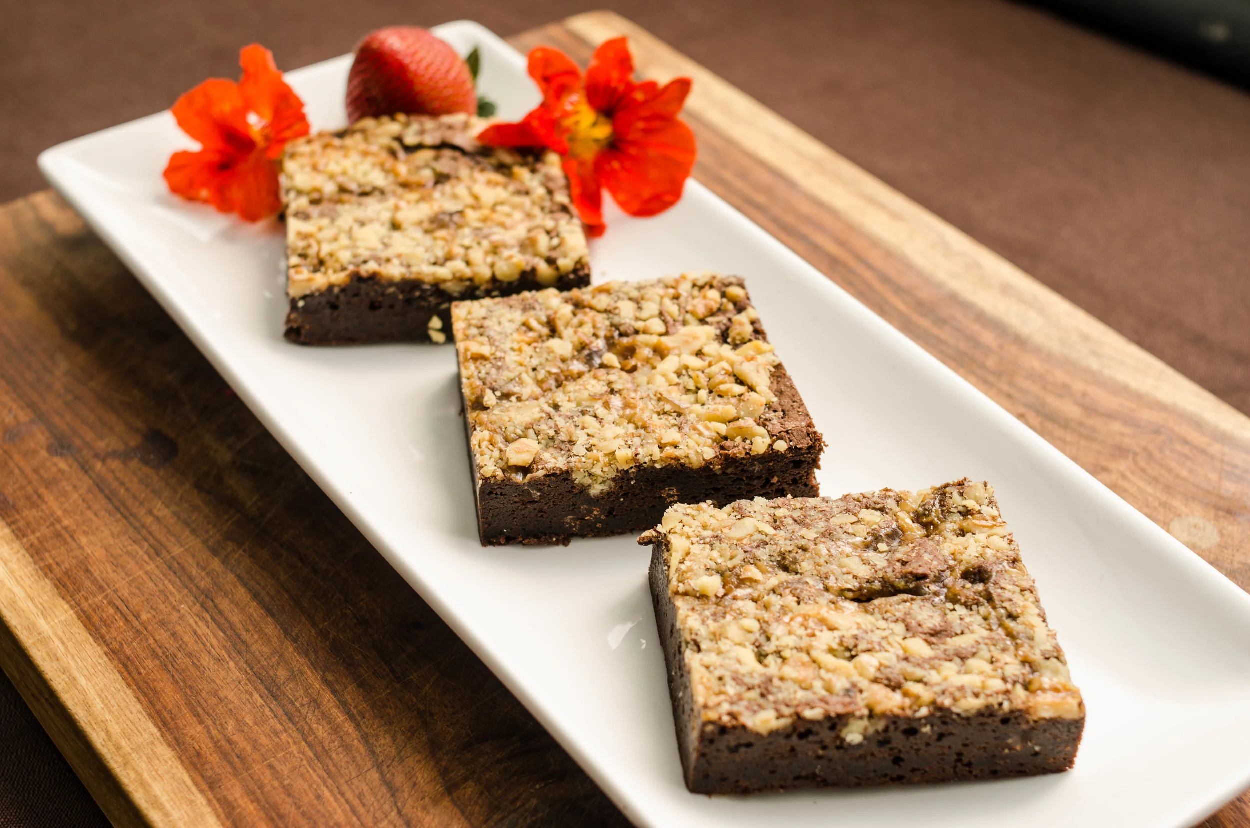 (3) All Natural Turtle Chocolate Brownies