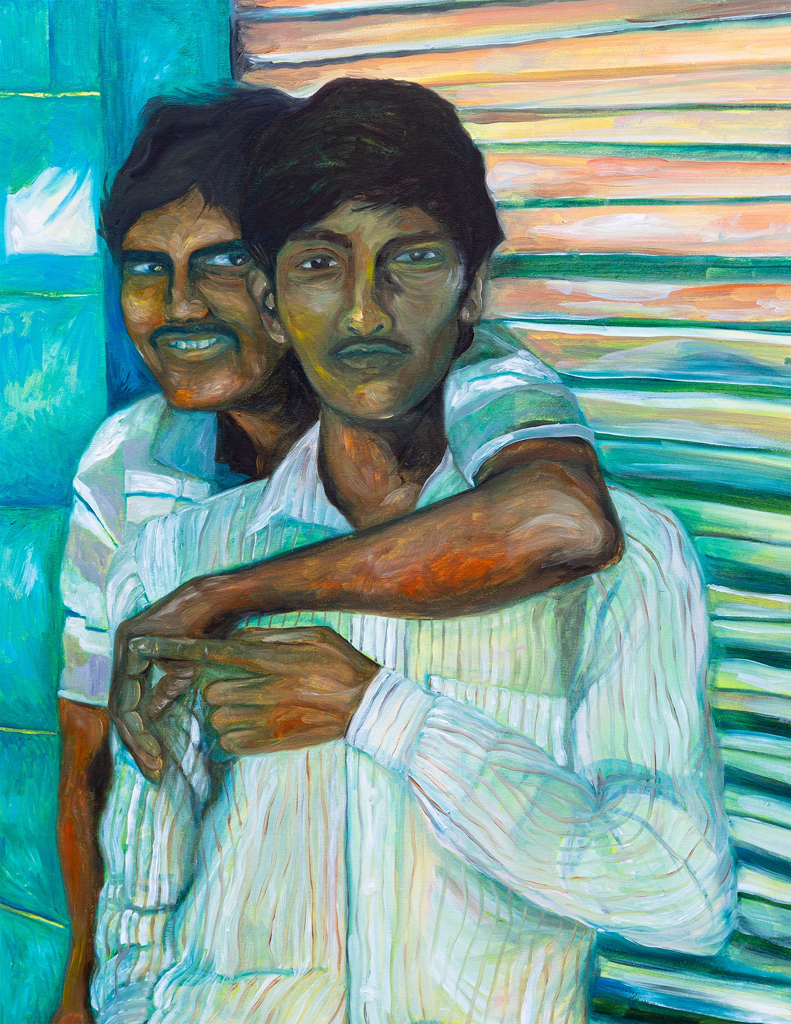 Two Friends in Old Delhi