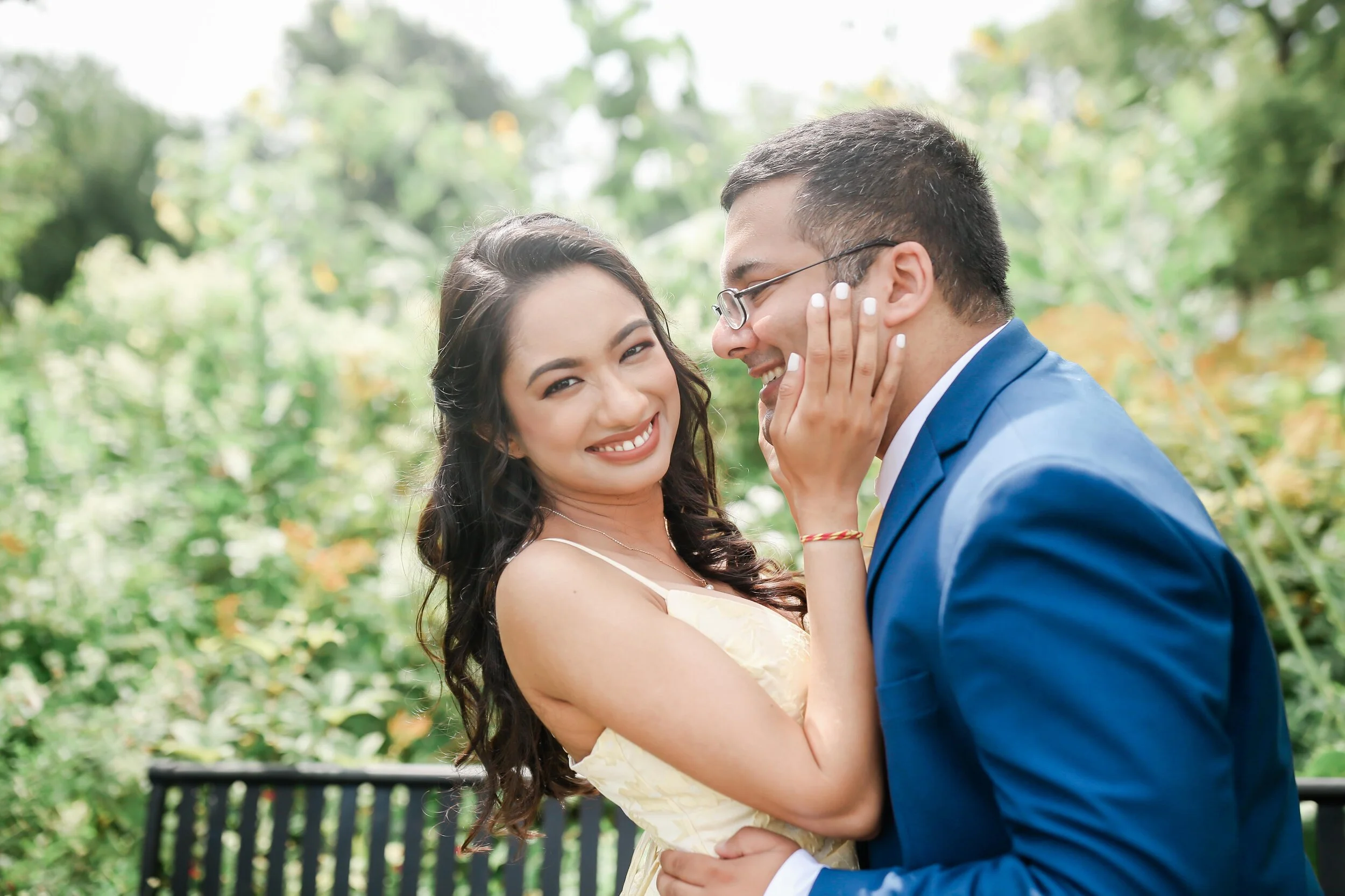 Lalitha &amp; Varun Garfield Park Conservatory Engagement Session