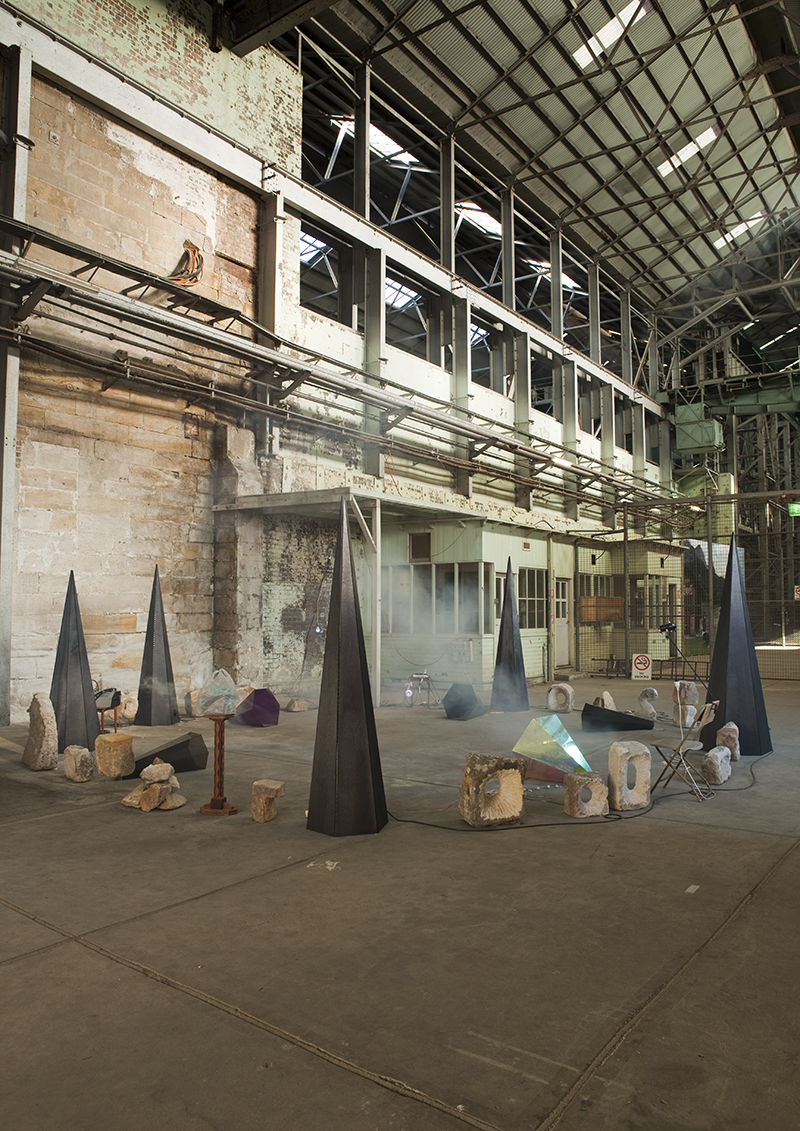 Mikala Dwyer, An Apparition of a Subtraction, 2010 | 17th Biennale of Sydney, curated by David Elliot, Cockatoo Island, Sydney