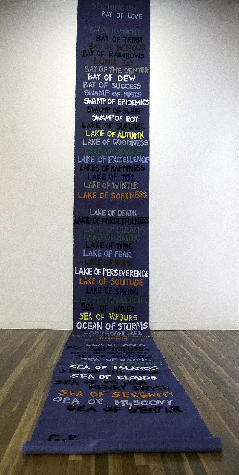 Mikala Dwyer, Moon Garden, 2008, Aratoi Museum, Masterton, New Zealand