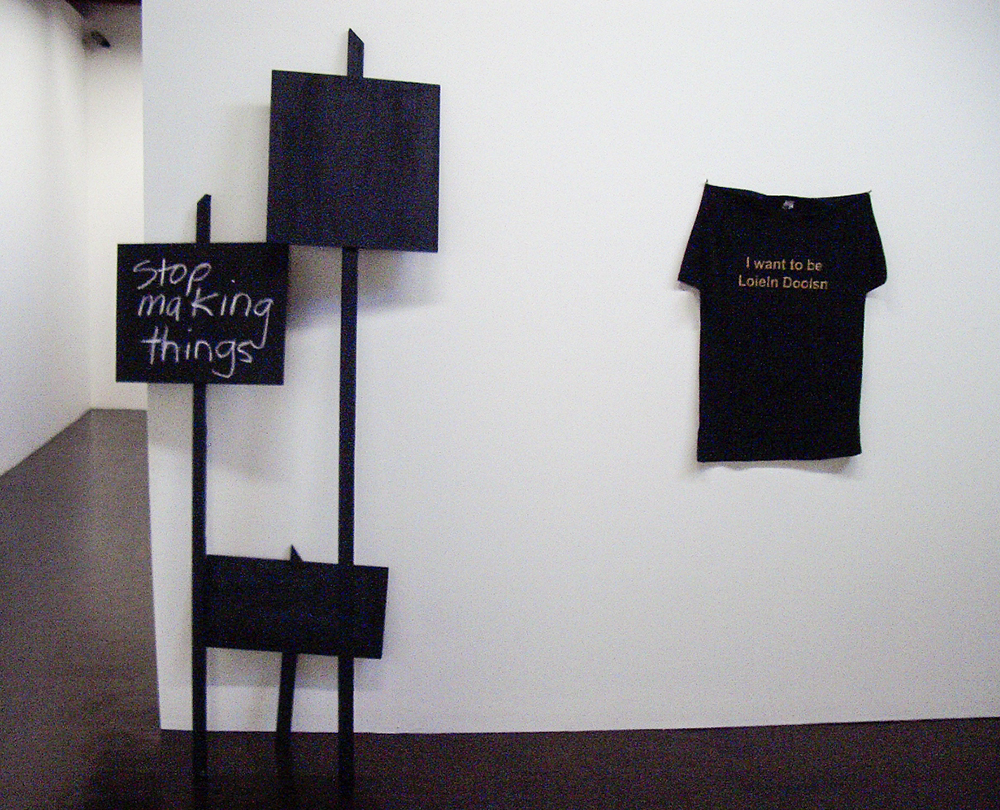 Mikala Dwyer, Only One and a Bit Days to Go, 2005, Darren Knight Gallery, Sydney