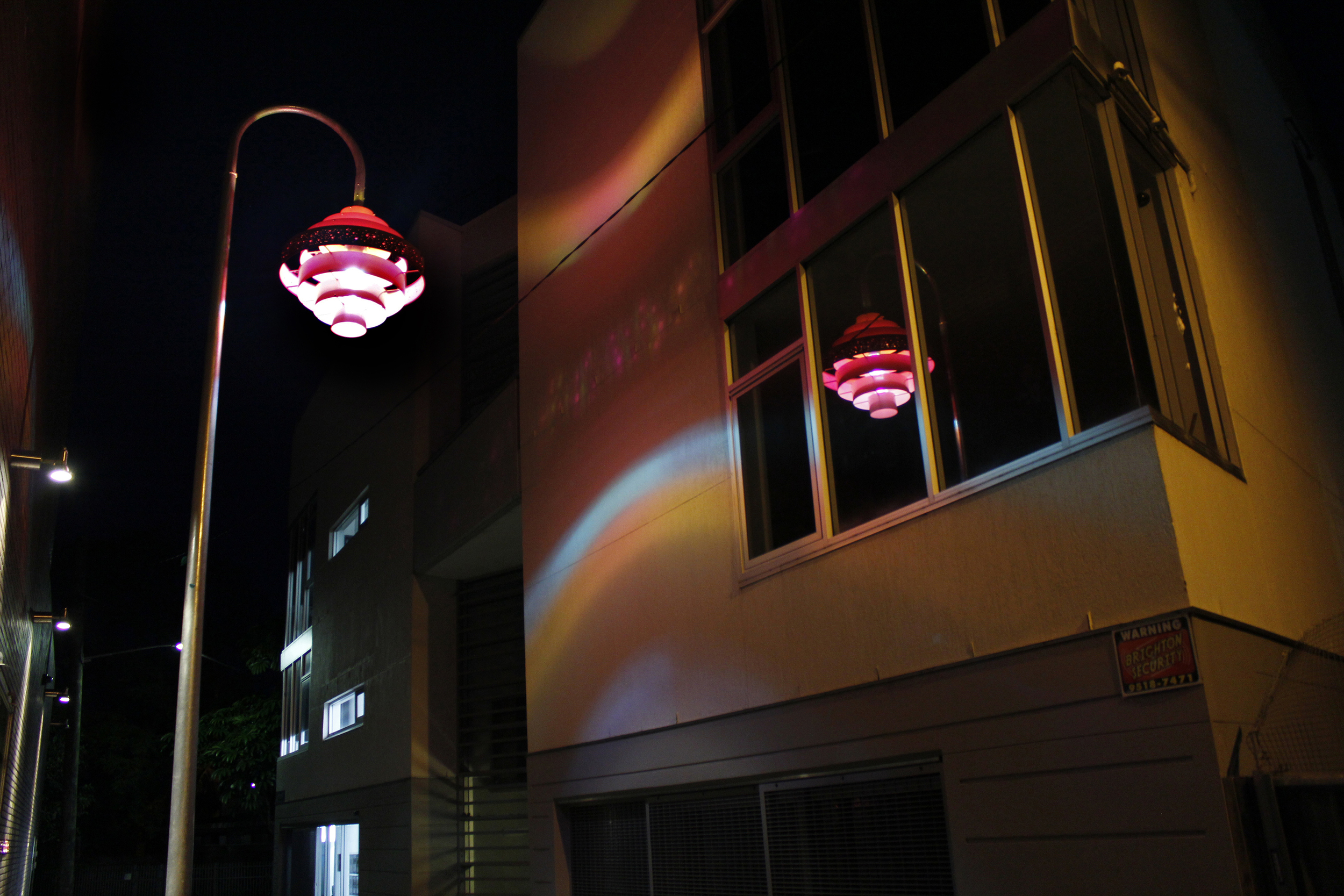 Mikala Dwyer, A Lamp for Mary, 2010, City of Sydney, Mary’s Place, Surry Hills, Sydney