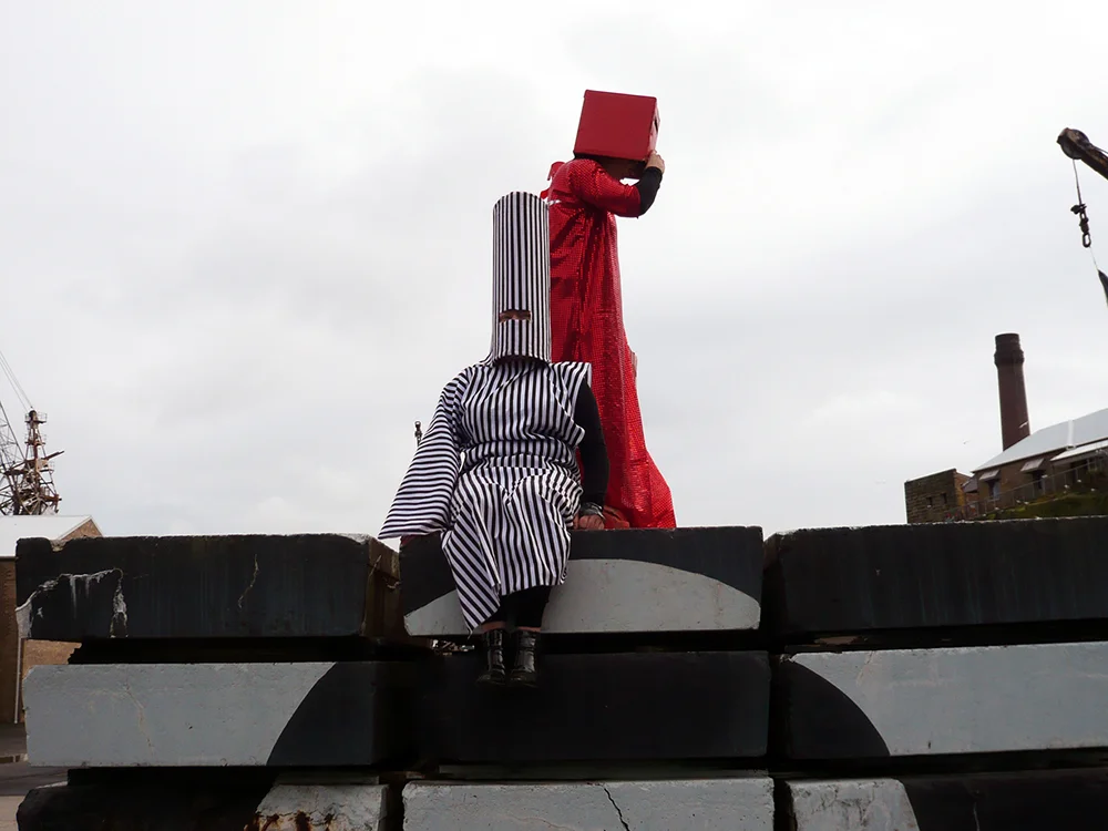 Mikala Dwyer and Justene Williams, Captain Thunderbolt's Sisters and Red Rockers, 2010 | A.R.P Artist Residency Program, Cockatoo Island, Sydney