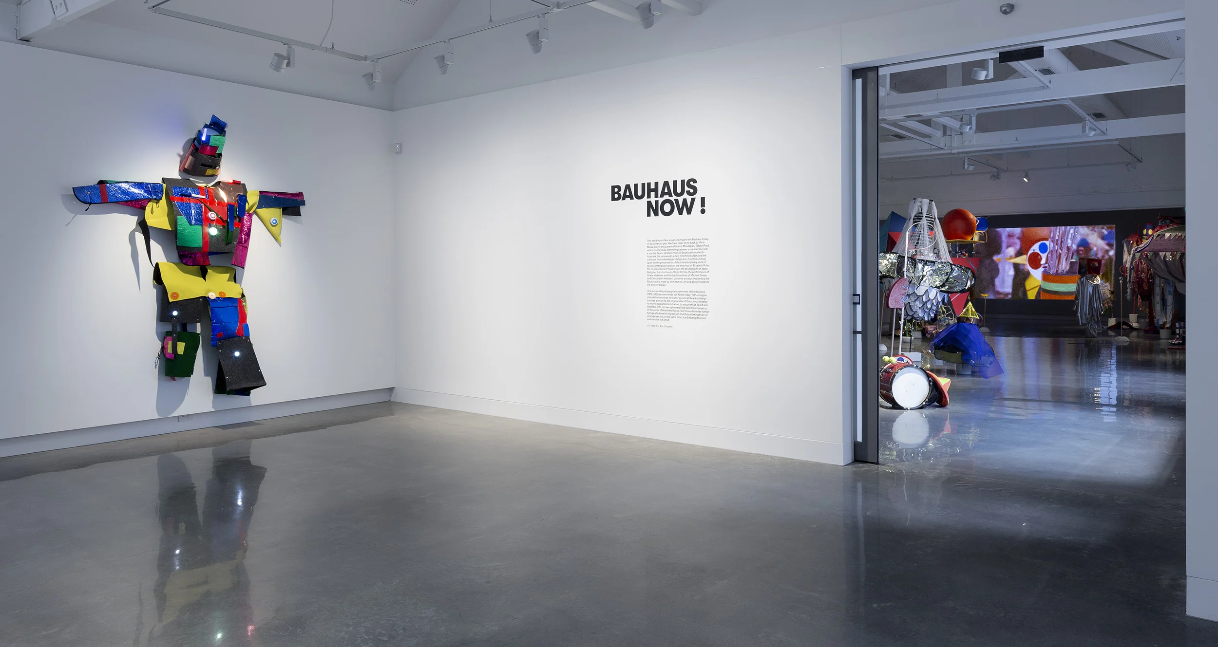 Mikala Dwyer and Justene Williams, Mondspiel (Moon Play), 2019, Bauhaus Now!, curated by Ann Stephen, Buxton Contemporary, Melbourne, photo: Christian Capurro