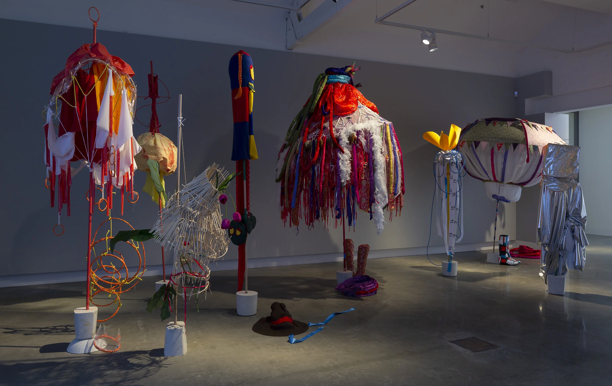 Mikala Dwyer and Justene Williams, Mondspiel (Moon Play), 2019, works by students from VCA, QCA and RMIT, Bauhaus Now!, curated by Ann Stephen, Buxton Contemporary, Melbourne