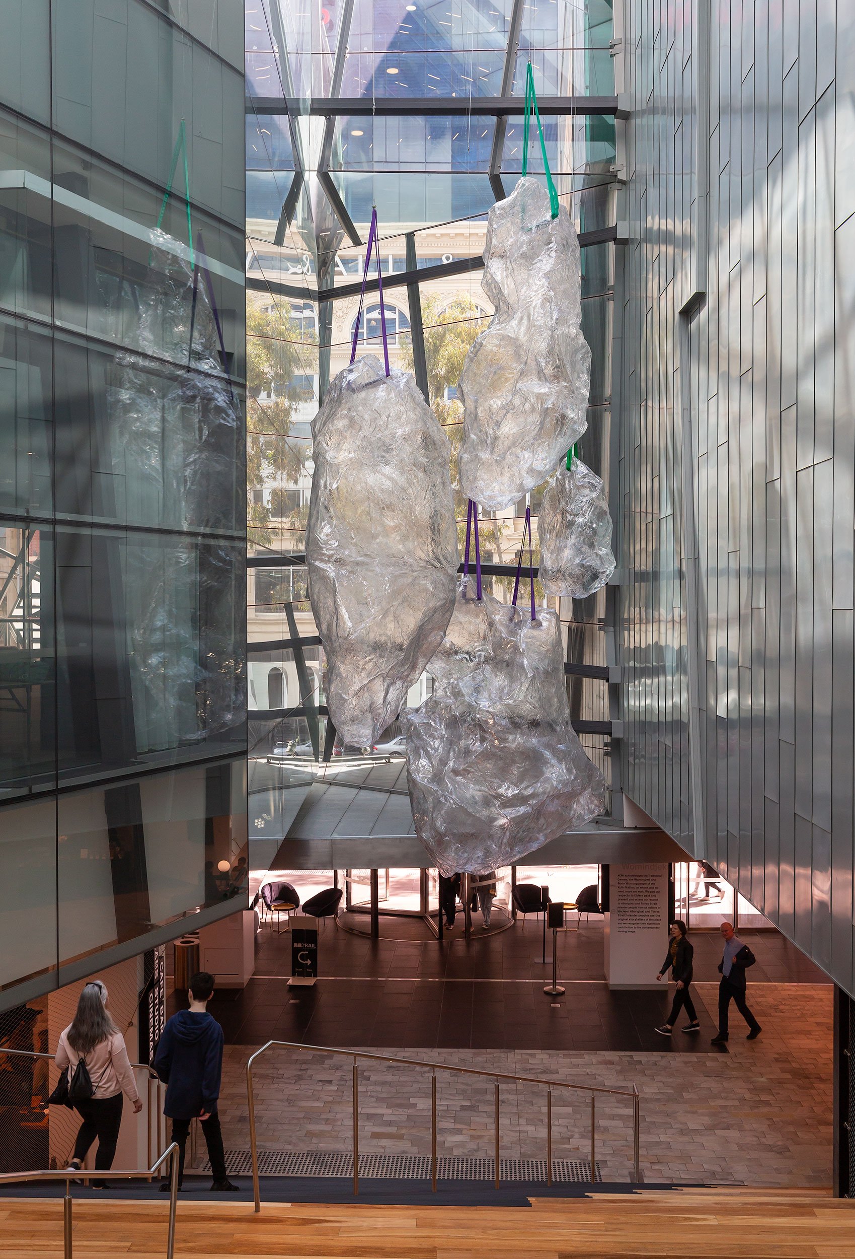 Mikala Dwyer, Weights of Light, 2022, ACMI, Melbourne