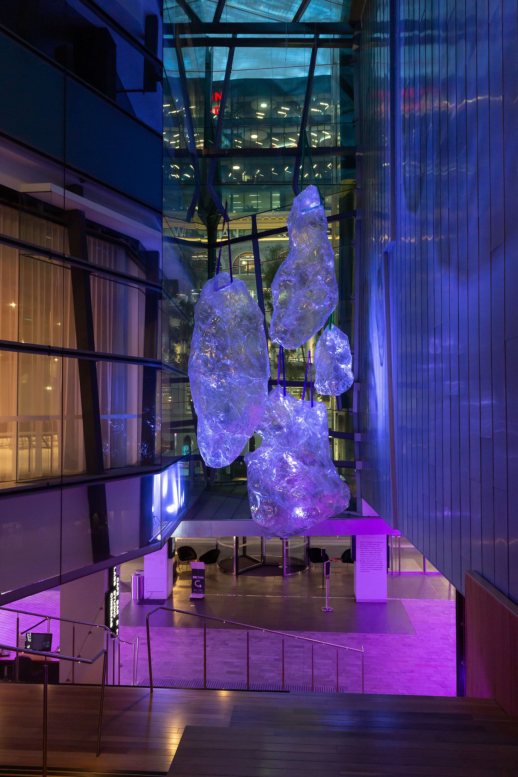 Mikala Dwyer, Weights of Light, 2022, ACMI, Melbourne