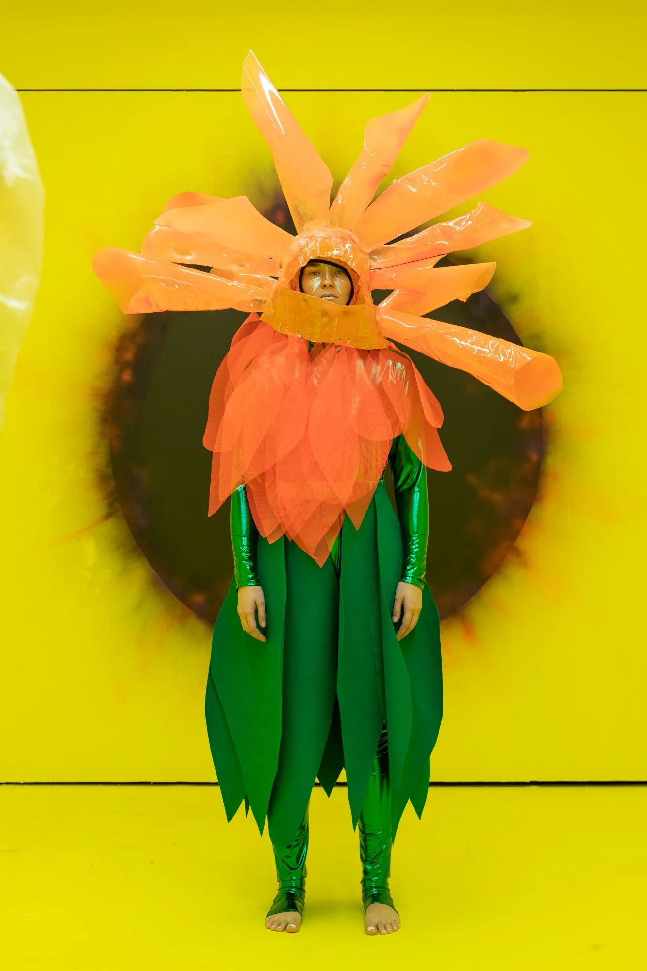 Mikala Dwyer, Shit Flowers (installation view) | Performed by Olive Corben Dwyer | Photo: Jessica Maurer 