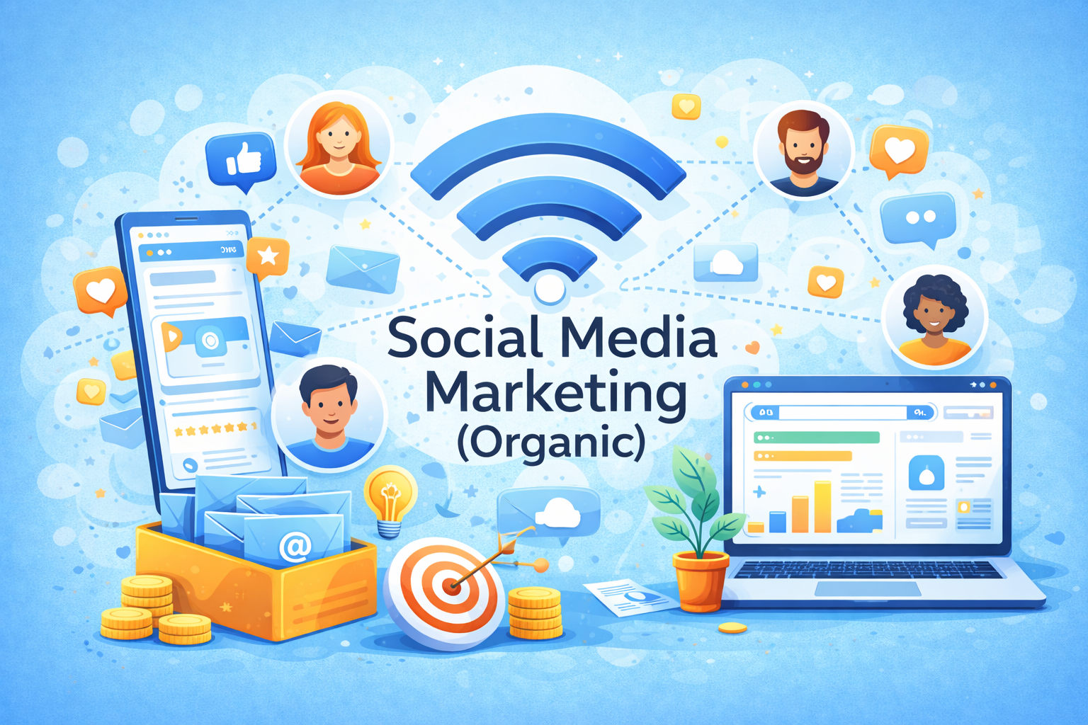 social media organic costs