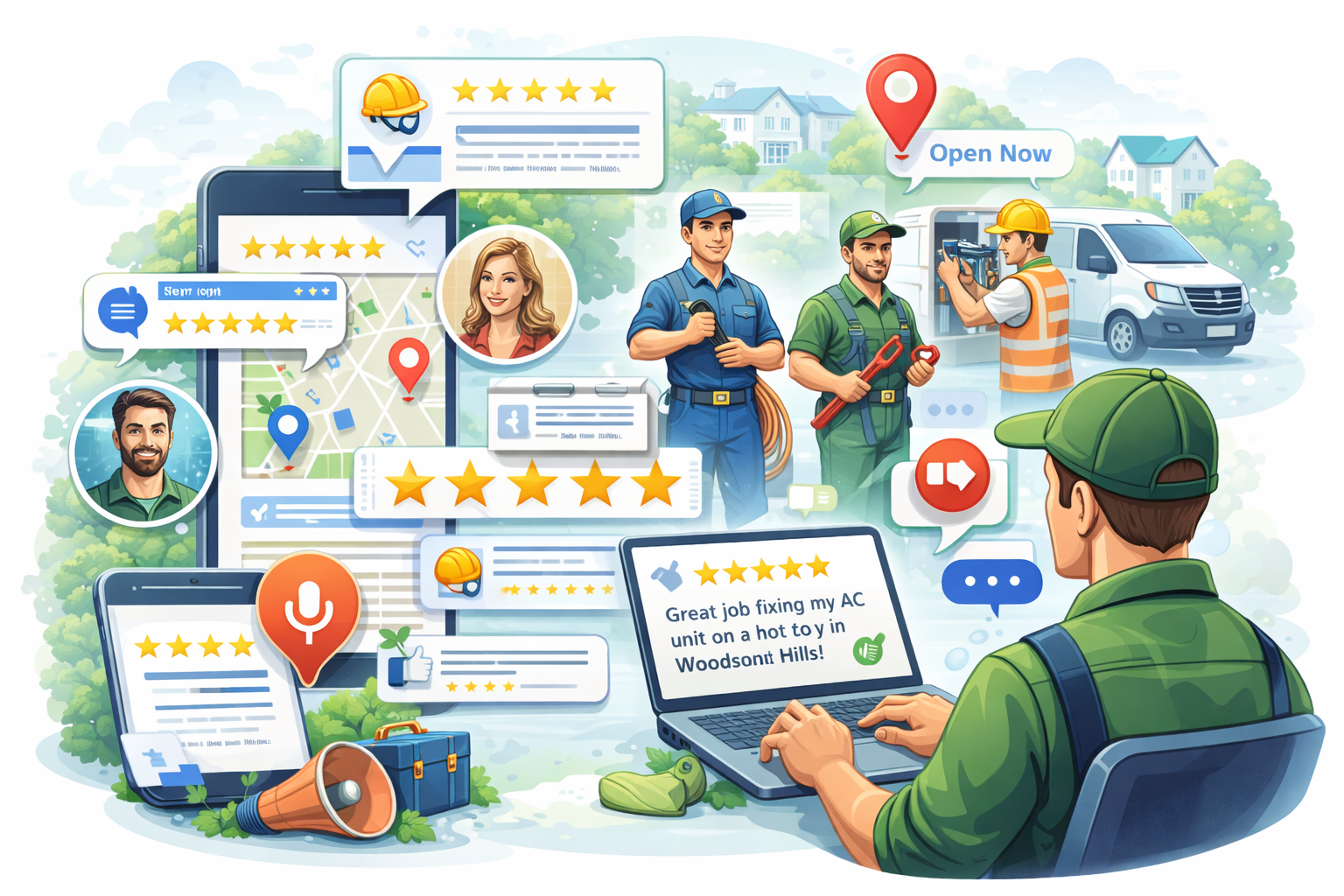 Reviews Matter More for Service-Area Businesses