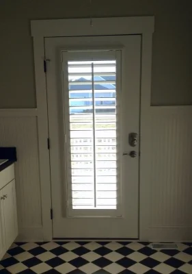Plantation shutter on door.JPG