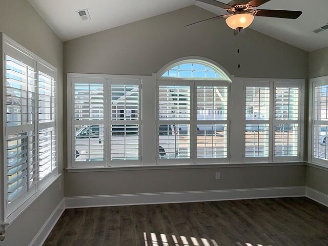 New year, new home, new plantation shutters! #plantationshutters #sunroom 
#madeinusa 
#madeinnc