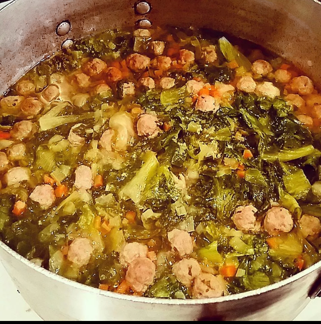 Meatball Escarole Soup