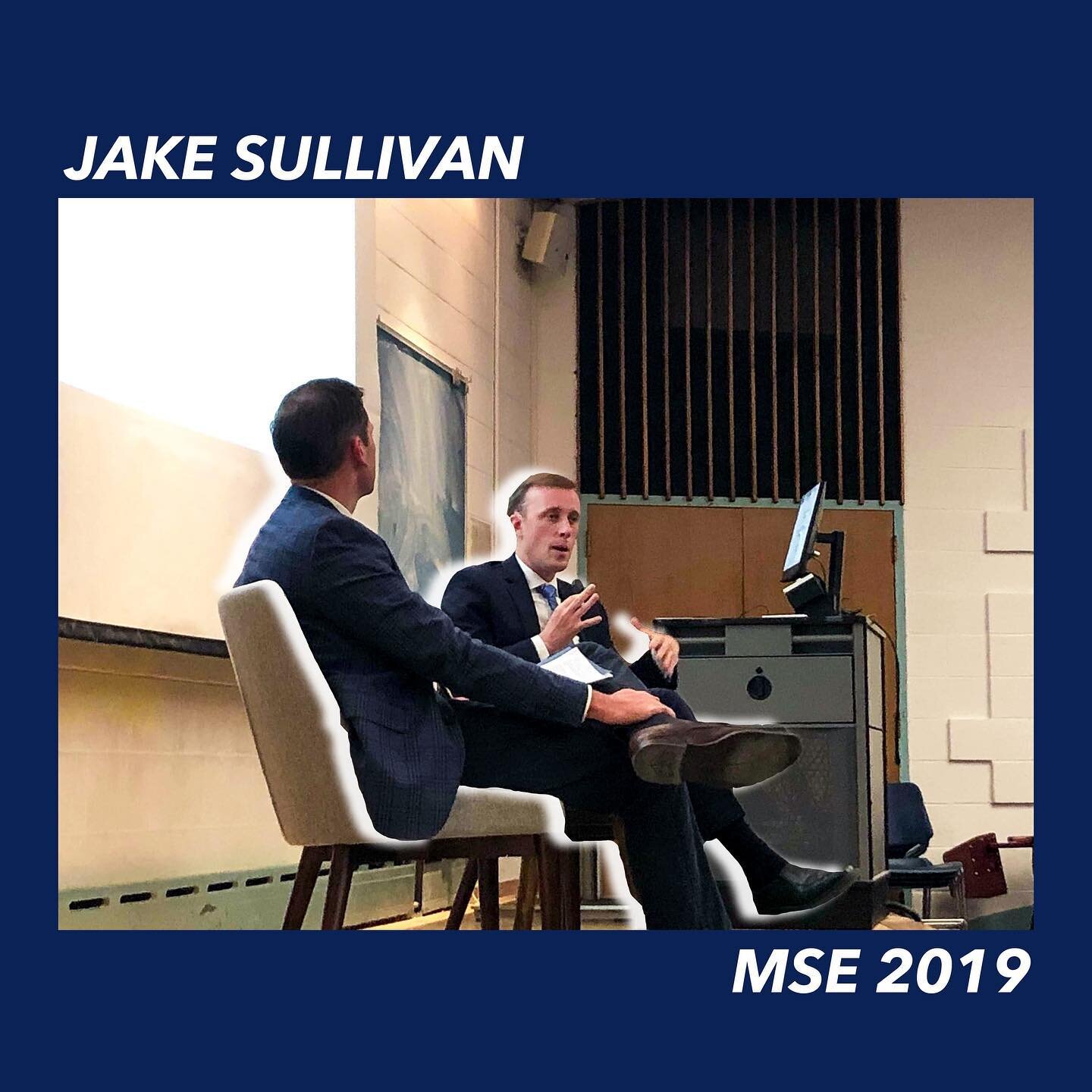 What does Joe Biden&rsquo;s cabinet and MSE have in common? That&rsquo;s right, it&rsquo;s Jake Sullivan! He spoke with us in 2019 about the most pressing issues in American foreign policy. Sullivan will be the youngest national security adviser in n