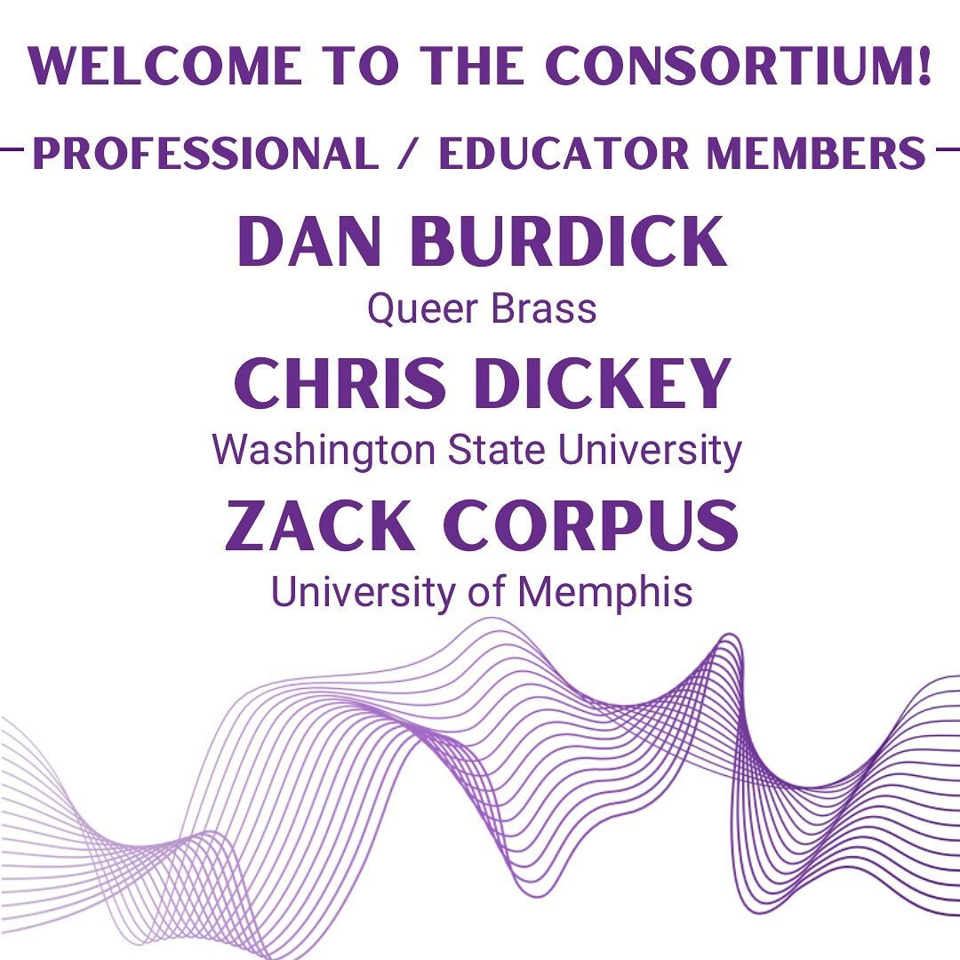 WELCOME to our next group of consortium members - thank you so so much for supporting this project!

#tuba #euphonium #newmusic #consortium