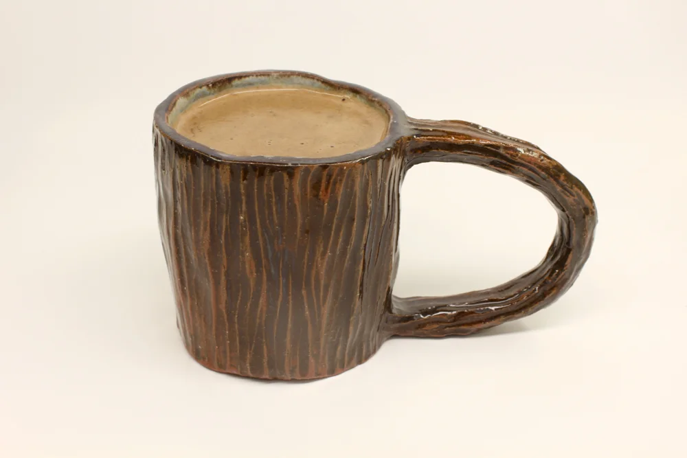Log mug. Earthenware. 2013.