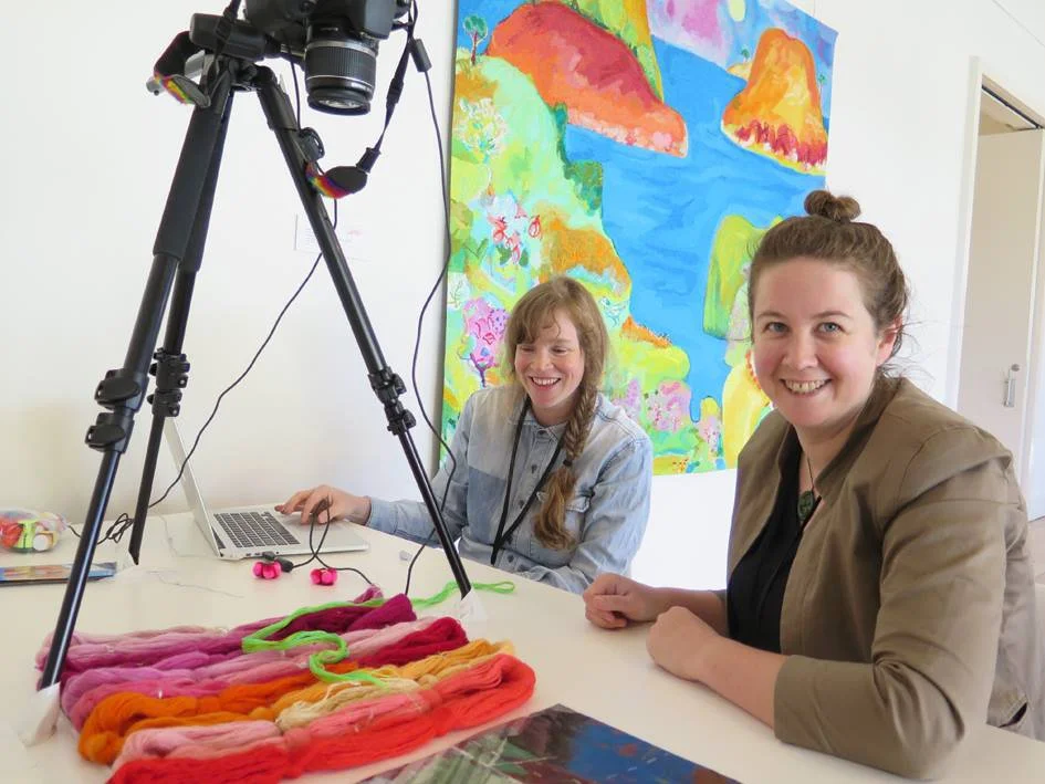 Animation at the  Australian Tapestry Workshop