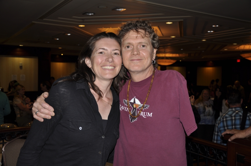 Rick Allen and author Michaela Haas