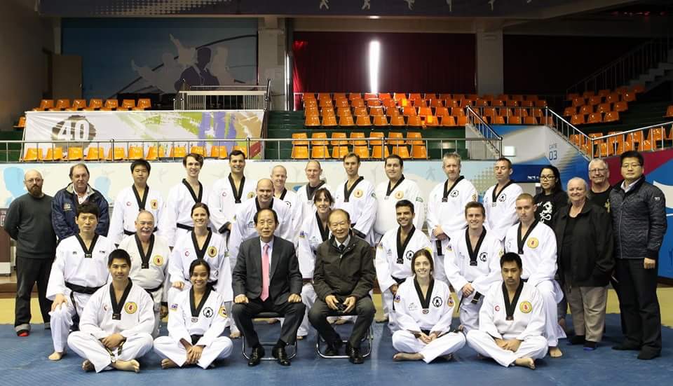 Training at Kukkiwon 2016