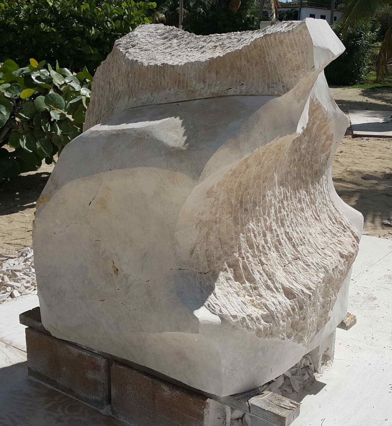 'End Polio Now' by Alexandra Harley, MRBS, Anguilla, 2015 photo by J.B.Hudson