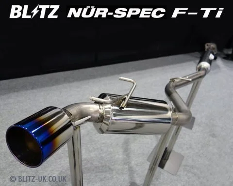 BLITZ NUR-SPEC F-TI EXHAUST 13-16 SCION FR-S / 13-20 SUBRAU BRZ 