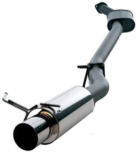 Fit 92-95 Honda Civic DX LX EX 96-00 Civic EX SI 2.25-2.5 Inch Stainless Steel Catback Exhaust System 4.5 Inch Muffler Burned Tip 