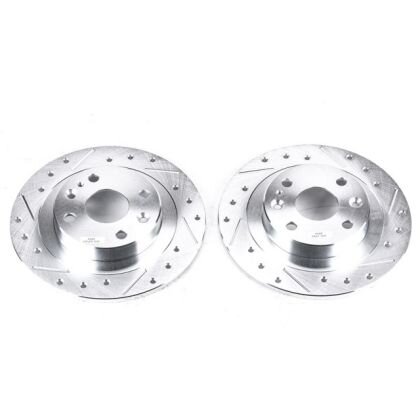 Power Stop JBR579XPR Front Evolution Drilled & Slotted Rotor Pair