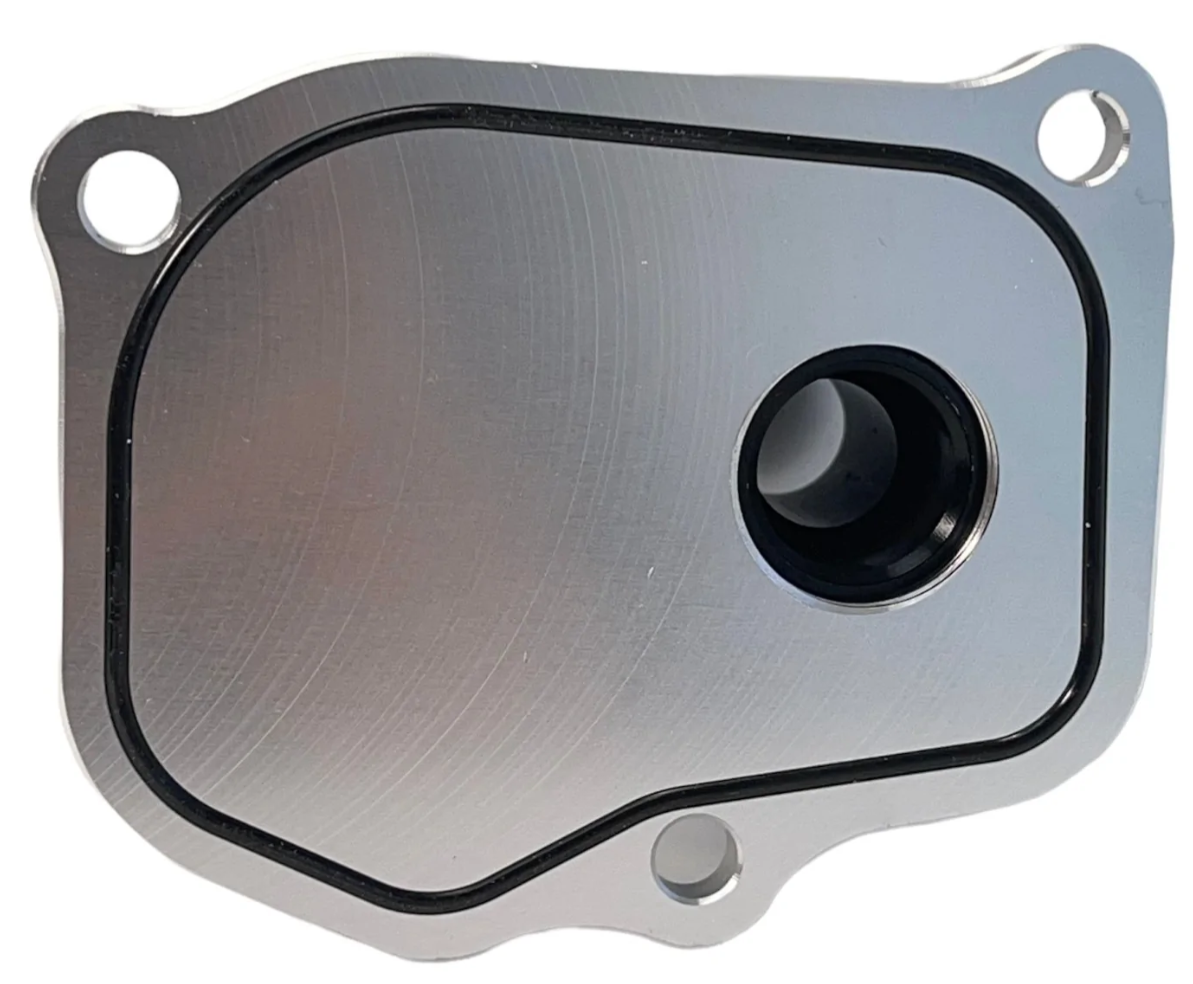 Precision Works Timing Chain Tensioner Cover Plate AN10 90 Degree