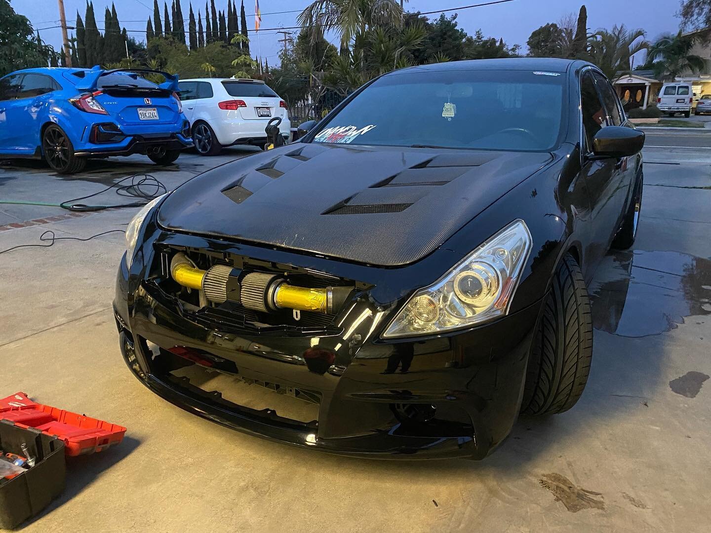 Client taken care with OEM Sport Front Bumper Cover paint matched for 08-14 G37/Q40 Sedan 

🏎 Aftermarket Performance Parts
💰Financing available
📧 info@kenjigarage.com
📲 714-417-2698
🌎 Ship World Wide
💻 www.kenjigarage.com

#370Z #FAIRLADYZ34 #