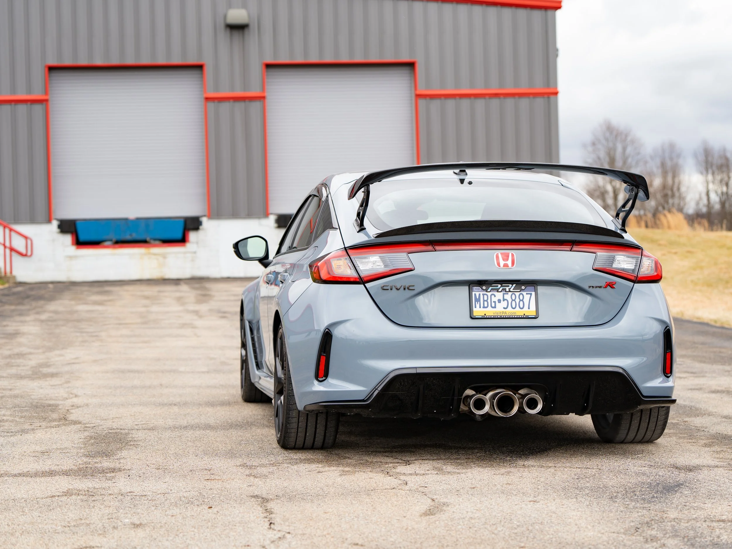 PRL Hatchback Wing Risers 23+ Honda Civic Type R FL5 — Kenji