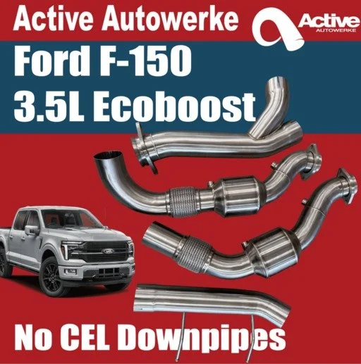 Active Autowerke 2017&ndash;2020 Ford F-150 3.5L EcoBoost AFlow EPA-Compliant Catted Downpipes

Part Number: 51-001A

🏎 Aftermarket Performance Parts
💰Financing available
📧 info@kenjigarage.com
📲 714-417-2698
🌎 Ship World Wide
💻 www.kenjigarage