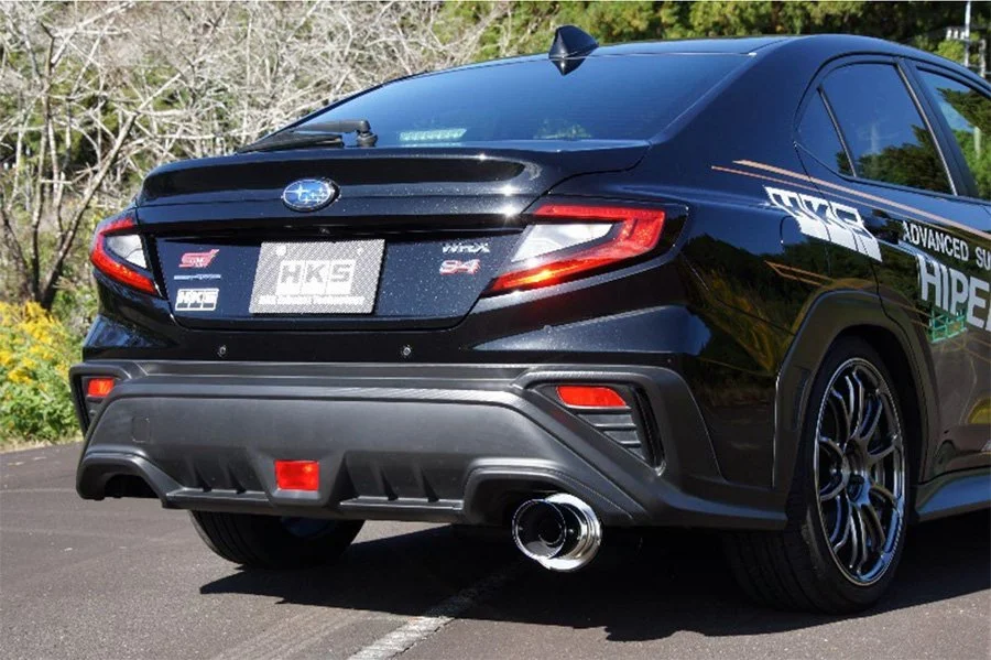 ***NEW RELEASE*** HKS Hi Power Muffler Single Exit Exhaust 22+ Subaru WRX VB

Part Number: 31006-BF002

Specifications:
- Main Materials: SUH409 (Coated) / SUS304
- Tail Pipe Diameter: 119mm Single
- Main Pipe Diameter: 74.7mm > 85mm
- Exhaust Sou
