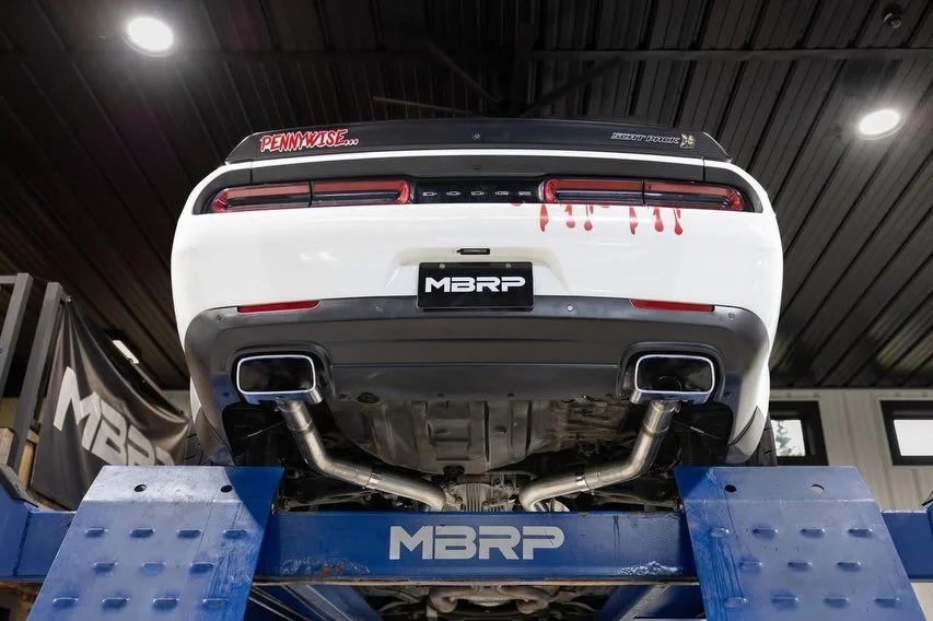 MBRP 15-23 Dodge Challenger 5.7L / 6.2L / 6.4L Hemi 3&rdquo; Catback Street Profile Dual Split Rear Exhaust 

Part Number: 
S7103304 (Stainless Steel)
S70103AL (Aluminum)

🏎 Aftermarket Performance Parts
💰Financing available
📧 info@kenjigarage.com