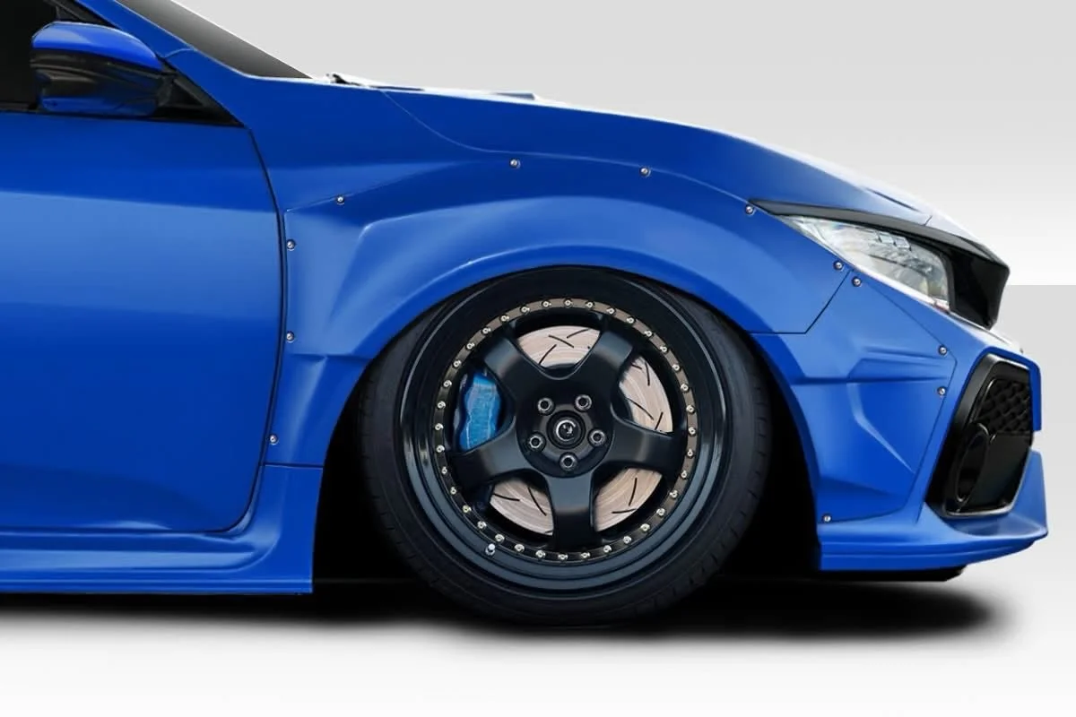 2016-2021 Honda Civic Hatchback (Except Type R) Duraflex Speedster Widebody Front Fender Flares - 4 Pieces

Part number : 118184

🏎 Aftermarket Performance Parts
💰Financing available
📧 info@kenjigarage.com
📲 714-417-2698
🌎 Ship World Wide
💻 www