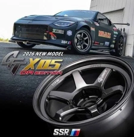 SSR GTX05 DR Edition

Sizes Available 
18x7.5 
18x8.5 
18x10.5
19x9.5 

Color: Prism Dark Gunmetal

Dm us for inquiries 

🏎 Aftermarket Performance Parts
💰Financing available
📧 info@kenjigarage.com
📲 714-417-2698
🌎 Ship World Wide
💻 www.kenjiga