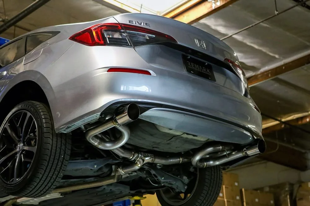 Remark Link Loop Catback Exhaust 22+ Honda CIvic Sport Sedan 2.0L N/A

Part Number: RK-C2063H-11

Details:

This system is developed specifically for the 2022+ Civic Sport Sedan with 2.0L NA engine. The original single exit exhaust is converted to a 