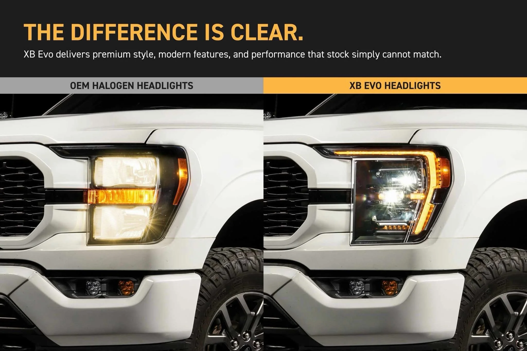 New Release from Morimoto 21-23 Ford F-150 XB Evo Hybrid LED Headlights

Part Number: LF2-498Y

Details:

The all-new XB Evo headlights are a showcase of everything Morimoto is made of. Packed with features that demonstrate a true attention to detail