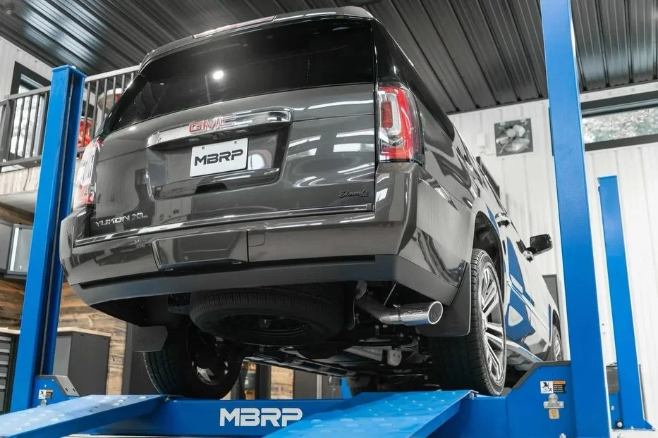 MBRP 3in Catback Exhaust available: 

15-20 Cadillac Escalade 6.2L
15-20 Chevy Suburban / Tahoe 5.8L / 6.2L
15-20 GMC Yukon 5.3L / 6.2L

Dm for inquires!

🏎 Aftermarket Performance Parts
💰Financing available
📧 info@kenjigarage.com
📲 714-417-2698
